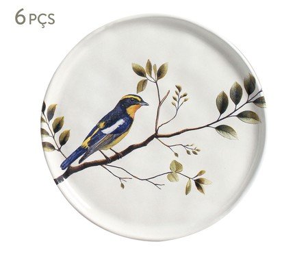 Jogo de Pratos para Sobremesa Bio Birdy Animal | Westwing