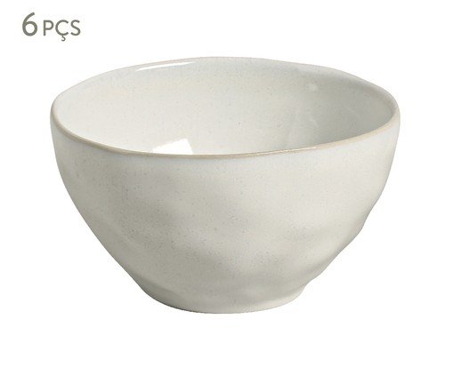 Jogo de Bowls Orgânico Glam Branco, Branco | WestwingNow