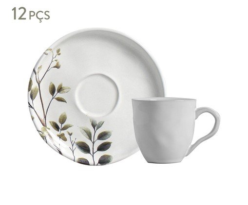 Jogo de Xícaras para Café Bio Birdy Animal, Branco | WestwingNow