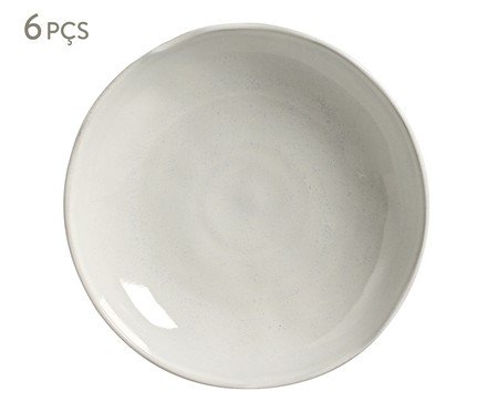 Jogo de Cumbucas Orgânico Glam Branco