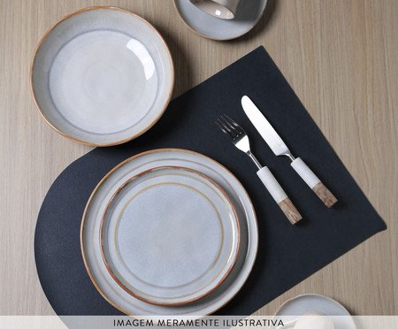 Jogo de Pratos para Sobremesa Bio Tempus Étnico | Westwing