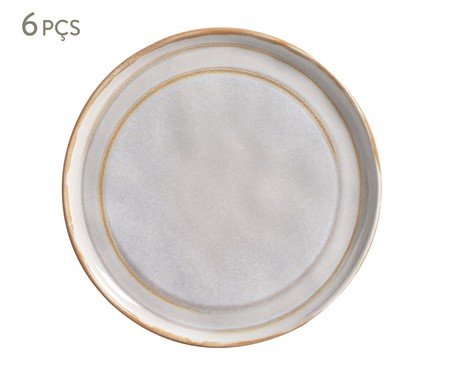 Jogo de Pratos para Sobremesa Bio Tempus Étnico | Westwing