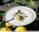 Jogo de Pratos para Sobremesa Bio Lemon Frutas, Cinza | WestwingNow