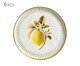 Jogo de Pratos para Sobremesa Bio Lemon Frutas, Cinza | WestwingNow