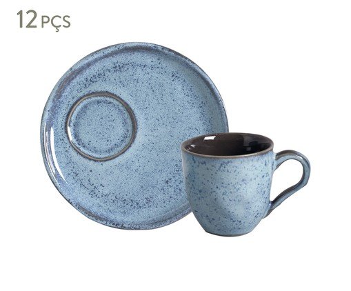 Jogo de Xícaras para Café Descentralizado Bio Breeze Azul Claro, Azul | WestwingNow