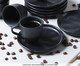 Jogo de Xícaras para Café Descentralizada Bio Eclipse Preto, Preto | WestwingNow