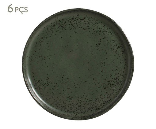 Jogo de Pratos para Sobremesa Bio Greenery Verde, Verde | WestwingNow