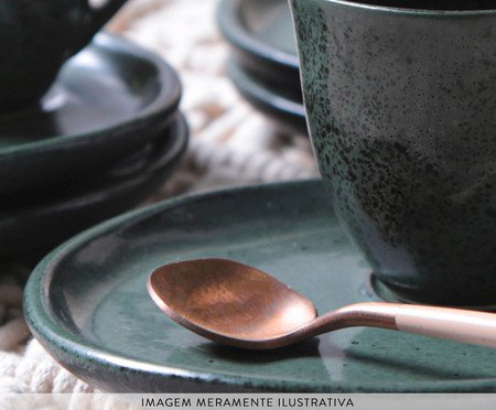 Jogo de Xícaras para Café Descentralizado Bio Greenery Verde | Westwing