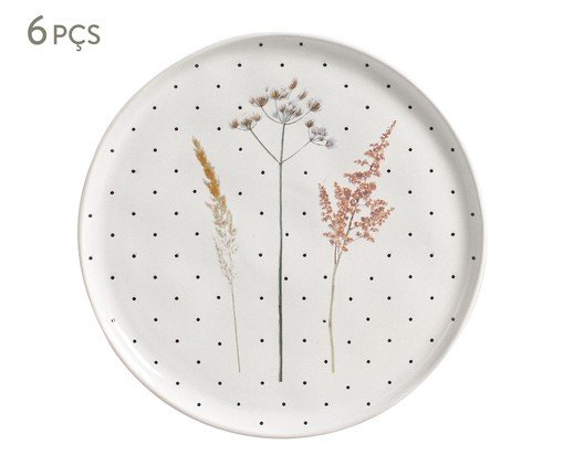 Jogo de Pratos Raso Bio Floralis, Branco | WestwingNow
