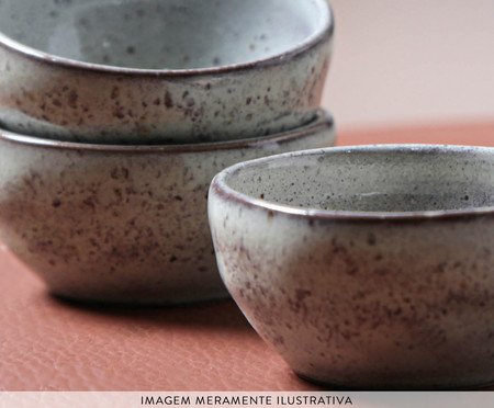 Jogo de Ramequins Pequeno Orgânico Pistache Verde Menta | Westwing