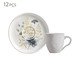 Jogo de Xícaras para Café Bio Bella Floral, Branco | WestwingNow