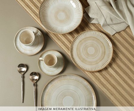 Jogo de Pratos para Sobremesa Bio Mirage Étnico | Westwing