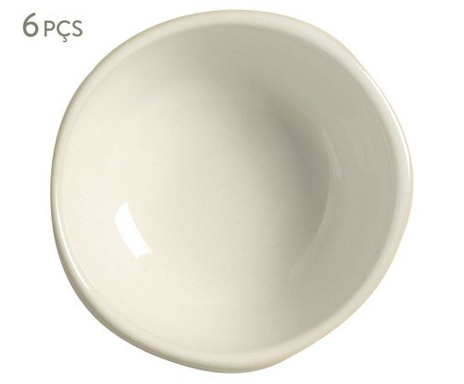 Jogo de Ramequins Pequeno Orgânico Clay Areia, Bege | WestwingNow