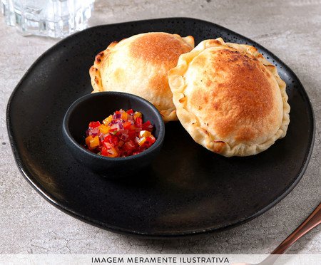 Jogo de Pratos para Sobremesa Orgânico Eclipse Preto | Westwing