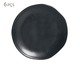 Jogo de Pratos para Sobremesa Orgânico Eclipse Preto, Preto | WestwingNow