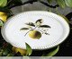 Jogo de Pratos Raso Bio Lemon Frutas, Cinza | WestwingNow