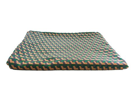 Manta para Sofá Mirage Verde e Preto