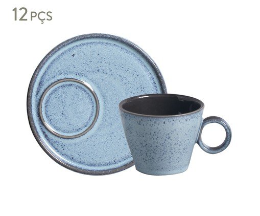 Jogo de Xícaras para Chá Neo Breeze Azul Claro, Azul | WestwingNow
