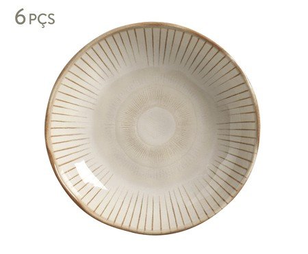 Jogo de Pratos Fundo Bio Mirage Étnico | Westwing