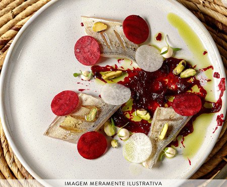 Jogo de Pratos para Sobremesa Bio Glam Branco | Westwing