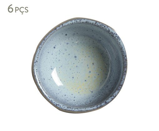 Jogo de Ramequins Pequeno Orgânico Breeze Azul Claro, Azul | WestwingNow