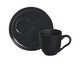 Jogo de Xícaras para Chá Descentralizado Bio Eclipse Preto, Preto | WestwingNow