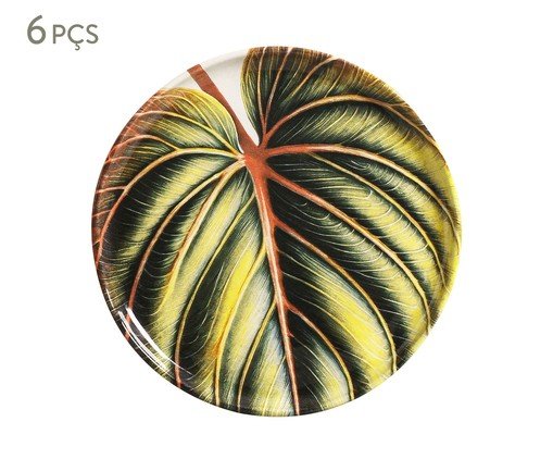 Jogo de Pratos para Sobremesa Bio Éden Floral, Colorido | WestwingNow