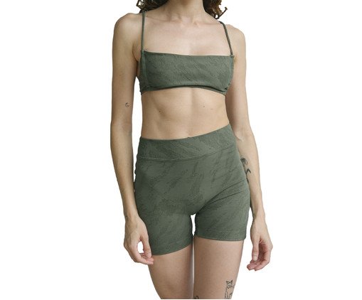 Shorts Yohannah Verde Escuro, Verde | WestwingNow