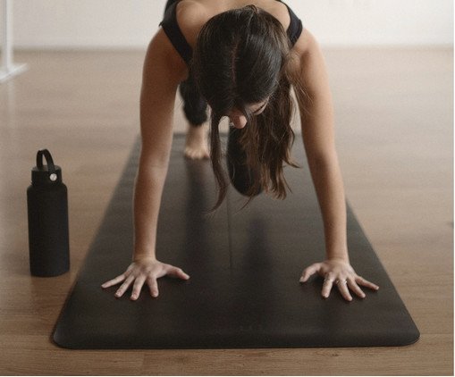 Tapete de Yoga Mat Wild Pu Preto, Preto | WestwingNow