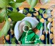 Lugar Americano Retangular de Abacaxis Verde e Branco, green | WestwingNow