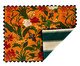 Lugar Americano Retangular Floral Laranja Verde e Branco, green | WestwingNow