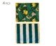 Jogo de Lugar Americano de Bananas Verde e Branco, green | WestwingNow