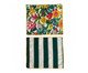 Lugar Americano Retangular de Pitayas Verde e Branco, green | WestwingNow