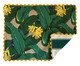 Lugar Americano Retangular de Bananas Verde e Branco, green | WestwingNow
