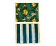 Lugar Americano Retangular de Bananas Verde e Branco, green | WestwingNow