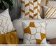 Almofada Concept 496 Bordada Mostarda e Linho, multicolor | WestwingNow