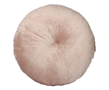 Almofada Premium com Botão Rosê | Westwing