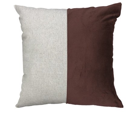 Almofada Concept com Recortes Cobre e Linho