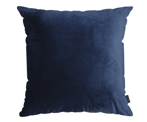 Almofada Premium Lisa Azul Navy, blue | WestwingNow