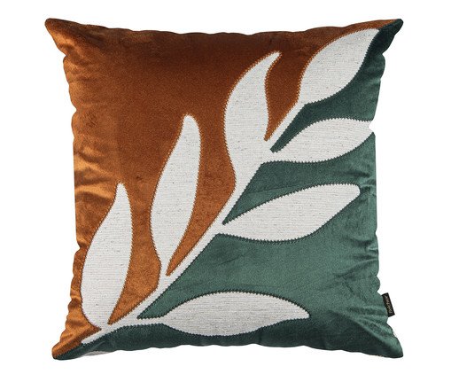 Almofada Concept Bordada Verde e Terracota, green | WestwingNow