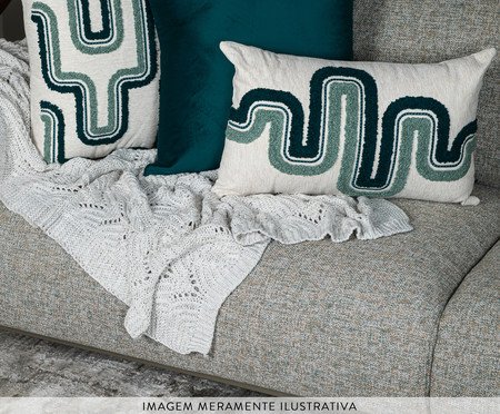 Almofada Concept Lisa Turquesa | Westwing