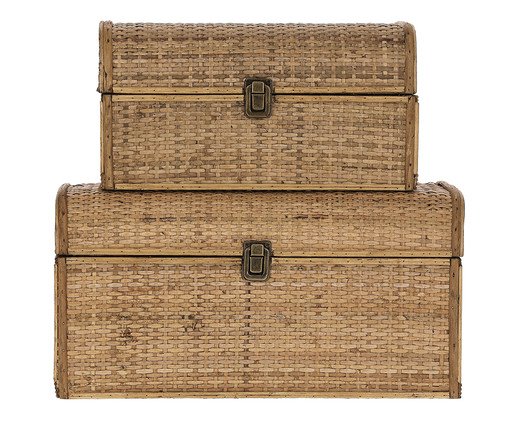 Jogo de Baús Decorarivo Timber, brown | WestwingNow