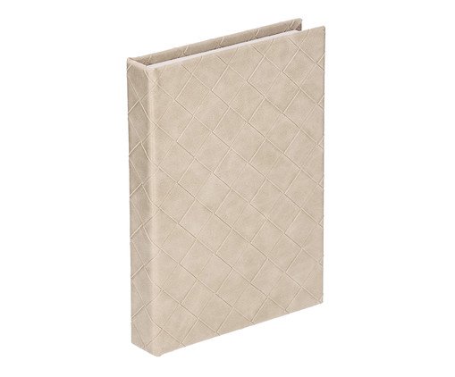 Livro-Caixa Decorativo Cedrela, beige | WestwingNow