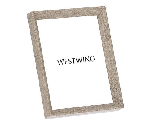 Porta-Retrato em Poliestireno Aethe, beige | WestwingNow