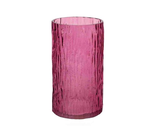 Vaso em Vidro Hirana - Rosa, Rosa | WestwingNow