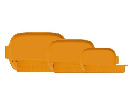 Jogo de Refratário em Porcelana Righi Amarelo | Westwing