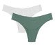 Kit Com 2 Calcinhas Biquíni Invisível Azul e Branco, undefinable | WestwingNow