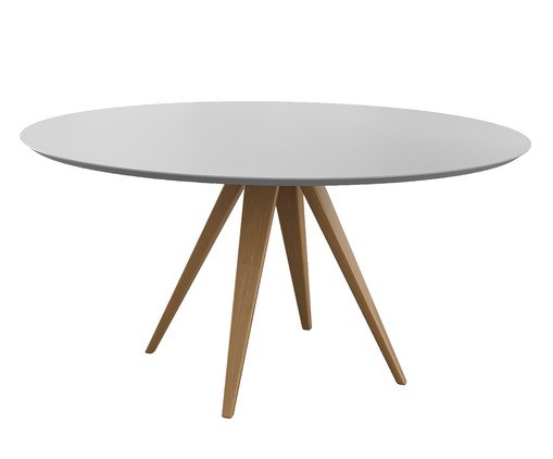 Mesa de Jantar Bella Castanho, wood pattern | WestwingNow