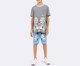 Pijama Manga Curta Infantil Masculino Ciborgue Jovens Titãs Grafite, grey | WestwingNow