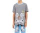 Pijama Manga Curta Infantil Masculino Ciborgue Jovens Titãs Grafite, grey | WestwingNow